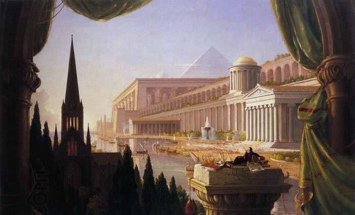 Thomas Cole The Architect's Dream China oil painting art